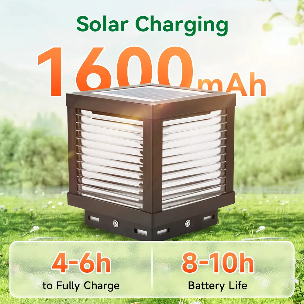Outdoor Lighting Solar Garden Lights Installable Bulb Exterior Decoration Solar Lights for Patio Path Fence Sunlight Pillar Lamp - QueensalesOF