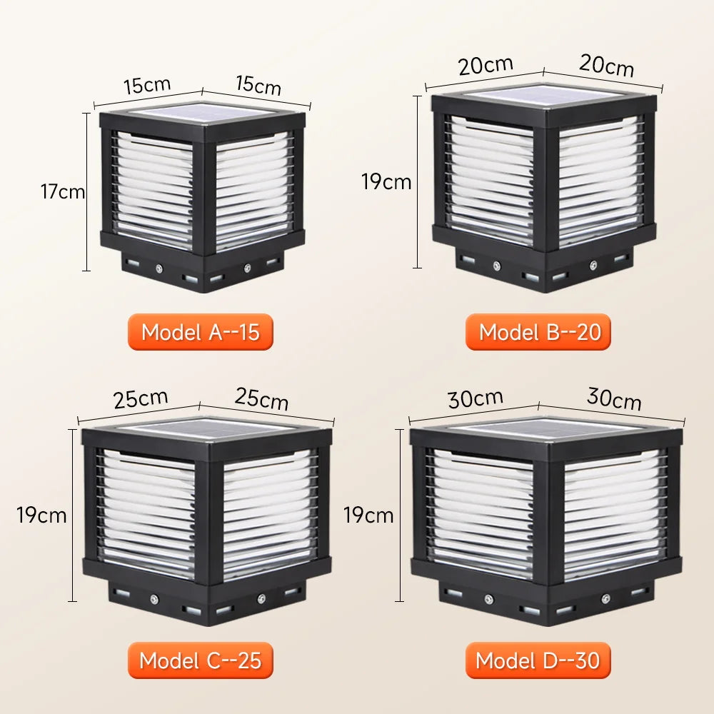 Outdoor Lighting Solar Garden Lights Installable Bulb Exterior Decoration Solar Lights for Patio Path Fence Sunlight Pillar Lamp - QueensalesOF