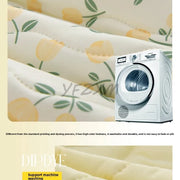 New Florals Spring Summer Blanket for Single Double Soft Skin-friendly Quilt Breathable Comfortable Air Conditioning Comforter - QueensalesOF