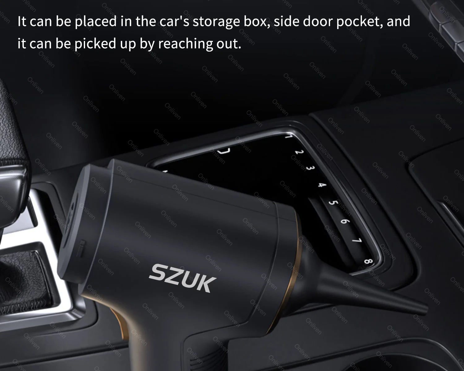 SZUK 17000PA Car Vacuum Clenaer Mini Cordlees Powerful Wirelens Handheid Cleinang Machine Car Cleaner Portoble Vaccum Cleanes
