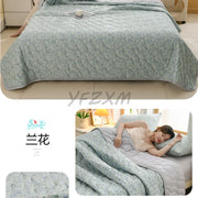 New Florals Spring Summer Blanket for Single Double Soft Skin-friendly Quilt Breathable Comfortable Air Conditioning Comforter - QueensalesOF