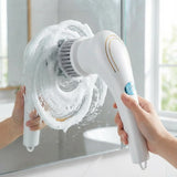 Premium Electric Cleaning Brush – IPX7 Waterproof with Ergonomic Handle - QueensalesOF