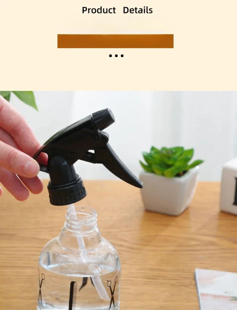 Flower Sprayer Spray Bottle Transparent Cosmetic Push-Up Hairdresser Small Spray Bottle Hairdressing Spray Bottle Watering Can