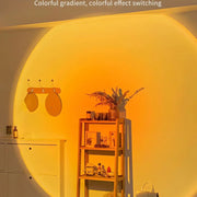 LED Cabinet Lights Motion Sensor Ambient Light Magnetic RGB Rechargeable Wall Sunset Lamp Hallway Stairs Kitchen Night Light - QueensalesOF