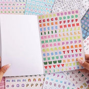 2000+ Pcs Alphabet Sticker for Journaling Fun Colorful Craft Letter Stickers for Junk Journal Scrapbooking Supplies Ideal DIY D - QueensalesOF