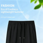 Big Size 9XL Men's Ice Silk Shorts Knee Length Bermuda Male Plus Large Quick Dry Sport Cool Elastic Summer Light Golf Sweatshort - QueensalesOF