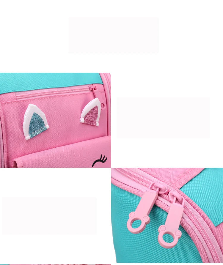 Children Trolley backpack wheels Student High capacity School bags Rolling Backpack kids Trolley bag school backpack wheeled bag