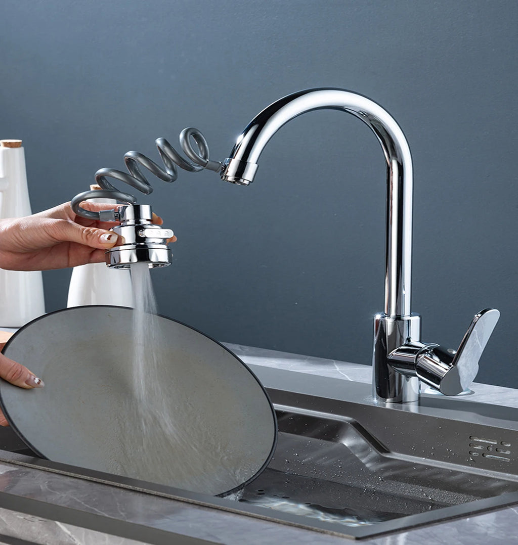 New 3 Modes Sink Faucet 360 Degree Rotation Filter Extension Tube Shower Water Saving Tap Universal Kitchen Gadgets Accessories
