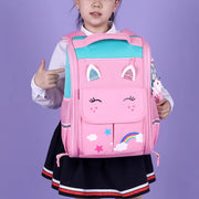 Children Trolley backpack wheels Student High capacity School bags Rolling Backpack kids Trolley bag school backpack wheeled bag - QueensalesOF
