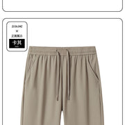 Big Size 9XL Men's Ice Silk Shorts Knee Length Bermuda Male Plus Large Quick Dry Sport Cool Elastic Summer Light Golf Sweatshort - QueensalesOF