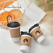 Portable Pet Poop Trash Can Dispenser Creative Coffee Cup Dog Garbage Storage Design Outdoor Dog Walking Garbage Bag Storage Box - QueensalesOF