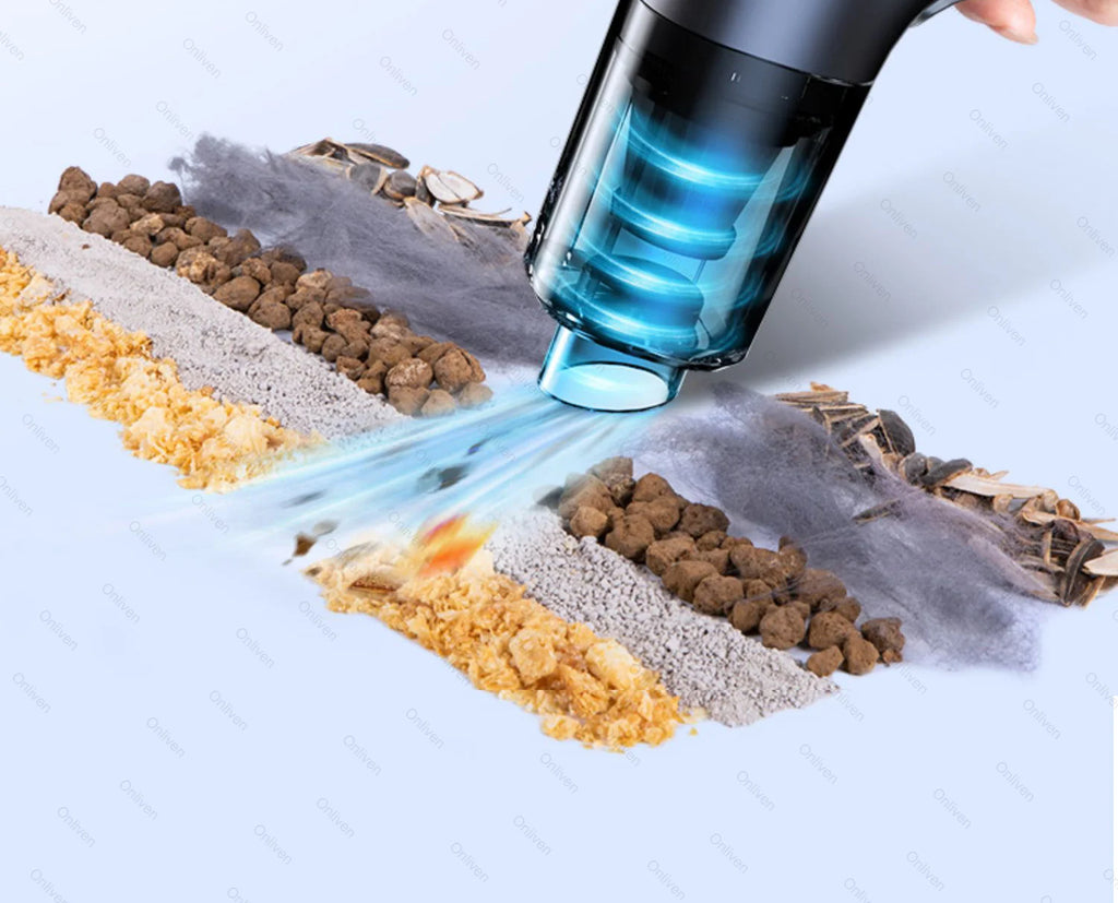 SZUK 17000PA Car Vacuum Clenaer Mini Cordlees Powerful Wirelens Handheid Cleinang Machine Car Cleaner Portoble Vaccum Cleanes