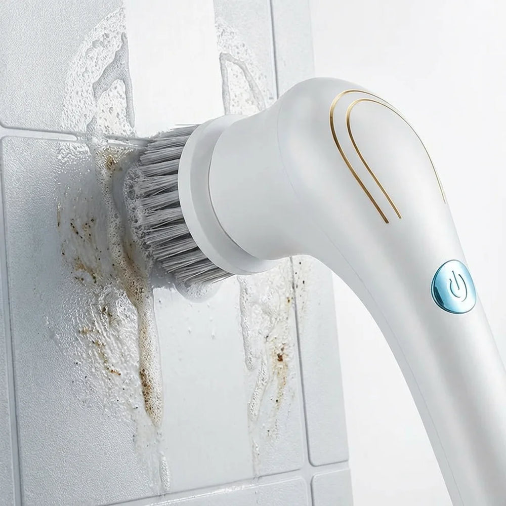 Premium Electric Cleaning Brush – IPX7 Waterproof with Ergonomic Handle - QueensalesOF