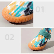 Zapatos de Malla Transpirable para Perros Pequeños — Antideslizantes de Verano - QueensalesOF