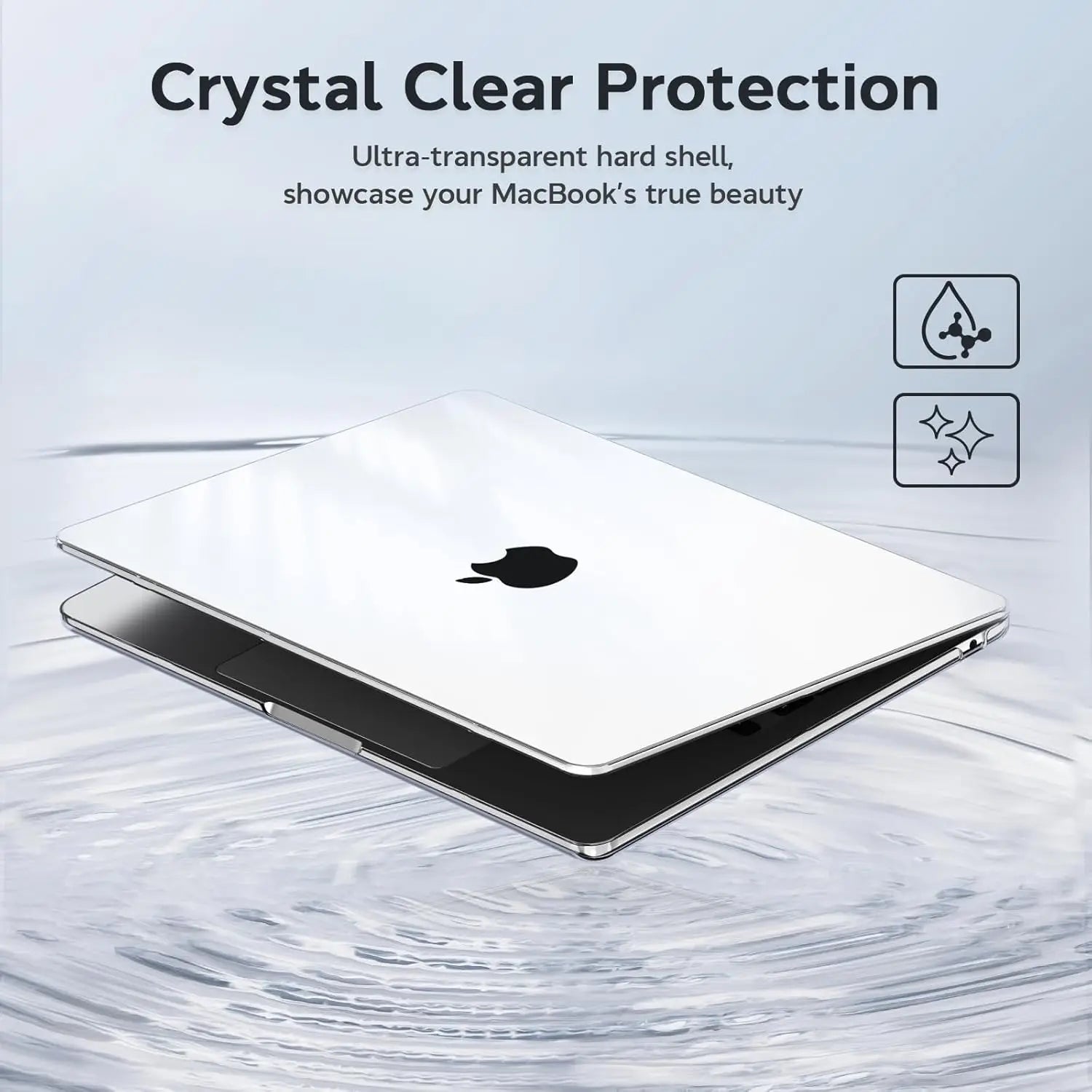 2026 Laptop Case For MacBook Neo Case 13 inch 2026 (Model A3404),Crystal Clear 100% Match Official Color  Hard Shell Laptop Case