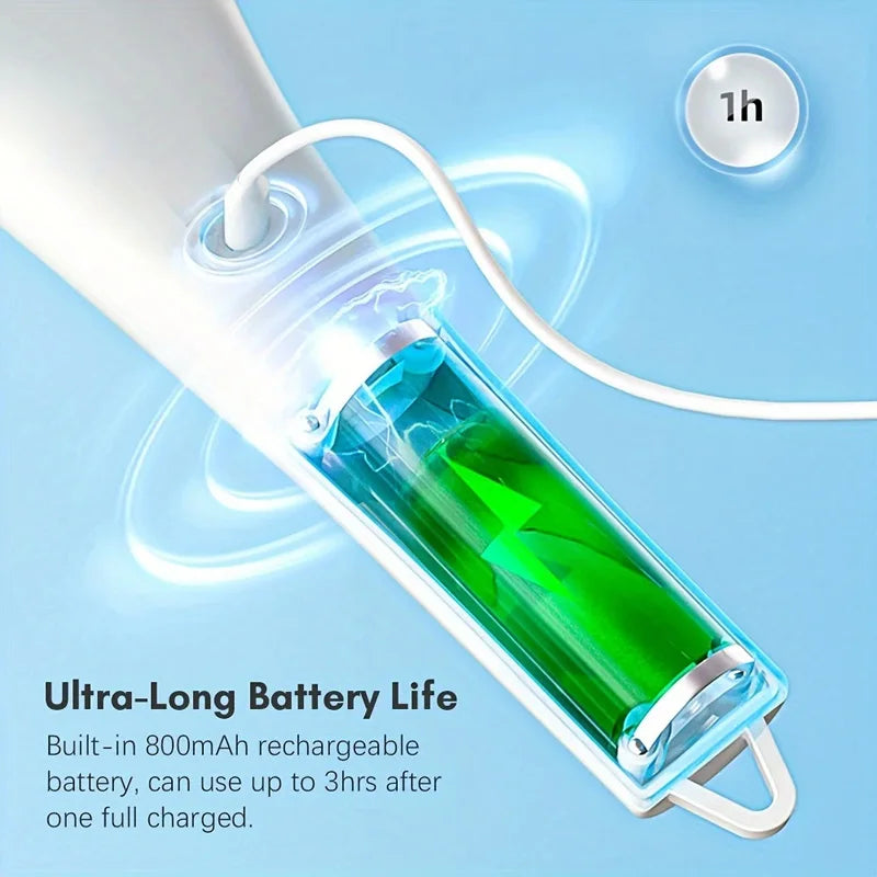 Premium Electric Cleaning Brush - IPX7 Waterproof, Ergonomic Handle for Bathroom/Sink, Safe Immersion Use, Single Piece