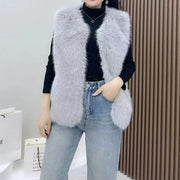 2023 New Fur Vest Women High Quality Fashion Vest - QueensalesOF