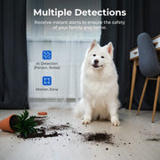 IMILAB C21 WiFi Camera 2.5K Baby Monitor Indoor IP Camera with PTZ Night Vision 2-Way Audio Human Tracking AI Detection - QueensalesOF