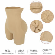 Women High Waist Trainer Control Panties Hip Enhancer Tummy Slimming Shapewear Lingeries COMFREE Butt Lifter Bodysuits Fajas - QueensalesOF