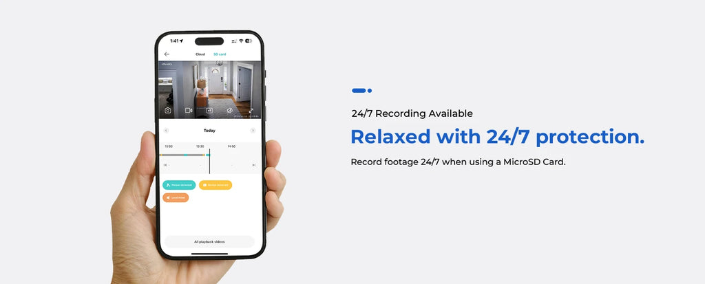 IMILAB C21 WiFi Camera 2.5K Baby Monitor Indoor IP Camera with PTZ Night Vision 2-Way Audio Human Tracking AI Detection