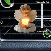 2pcs Angelic Car Air Vent Clip, Women's Car Decor, Cute Acrylic Car Air Freshener Vent Clip, Car Accessory - QueensalesOF