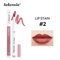 6Colors Lip Stain Pencil Liquid Lip Liner Waterproof Plumping Lip Tint Natural Matte Nude Brown Long Lasting Beauty  Makeup Pen