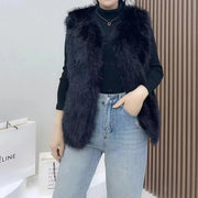 2023 New Fur Vest Women High Quality Fashion Vest - QueensalesOF