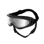 Pet Goggles Adjustable Anti UV Glare Windproof Sunglasses for Dogs Outdoor Hiking Running Beach All Breeds Eye Protection Black - QueensalesOF