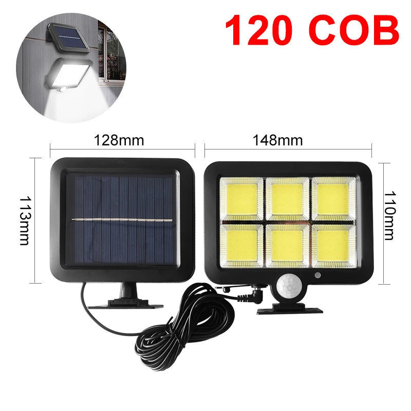 KDULIT Solar Garden Lights Outdoor Solar Clip Light Waterproof Motion Sensor Camping Lamp Fence Street Landscape Wall Decoration - QueensalesOF