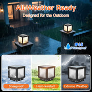 Outdoor Lighting Solar Garden Lights Installable Bulb Exterior Decoration Solar Lights for Patio Path Fence Sunlight Pillar Lamp - QueensalesOF