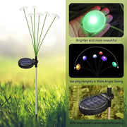 Solar Garden Lights Led Jellyfish Sway For Decoration Yard Outdoor Waterproof Ip65 Outdoor Waterproof Light Light Mushroom Shape - QueensalesOF