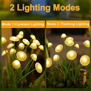 Solar Garden Lights Led Jellyfish Sway For Decoration Yard Outdoor Waterproof Ip65 Outdoor Waterproof Light Light Mushroom Shape - QueensalesOF