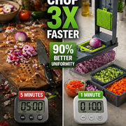 16-in-1 Vegetable Chopper PE+ABS Multi-Blade Kitchen Gadget for Home Cooking & Meal Prep - QueensalesOF