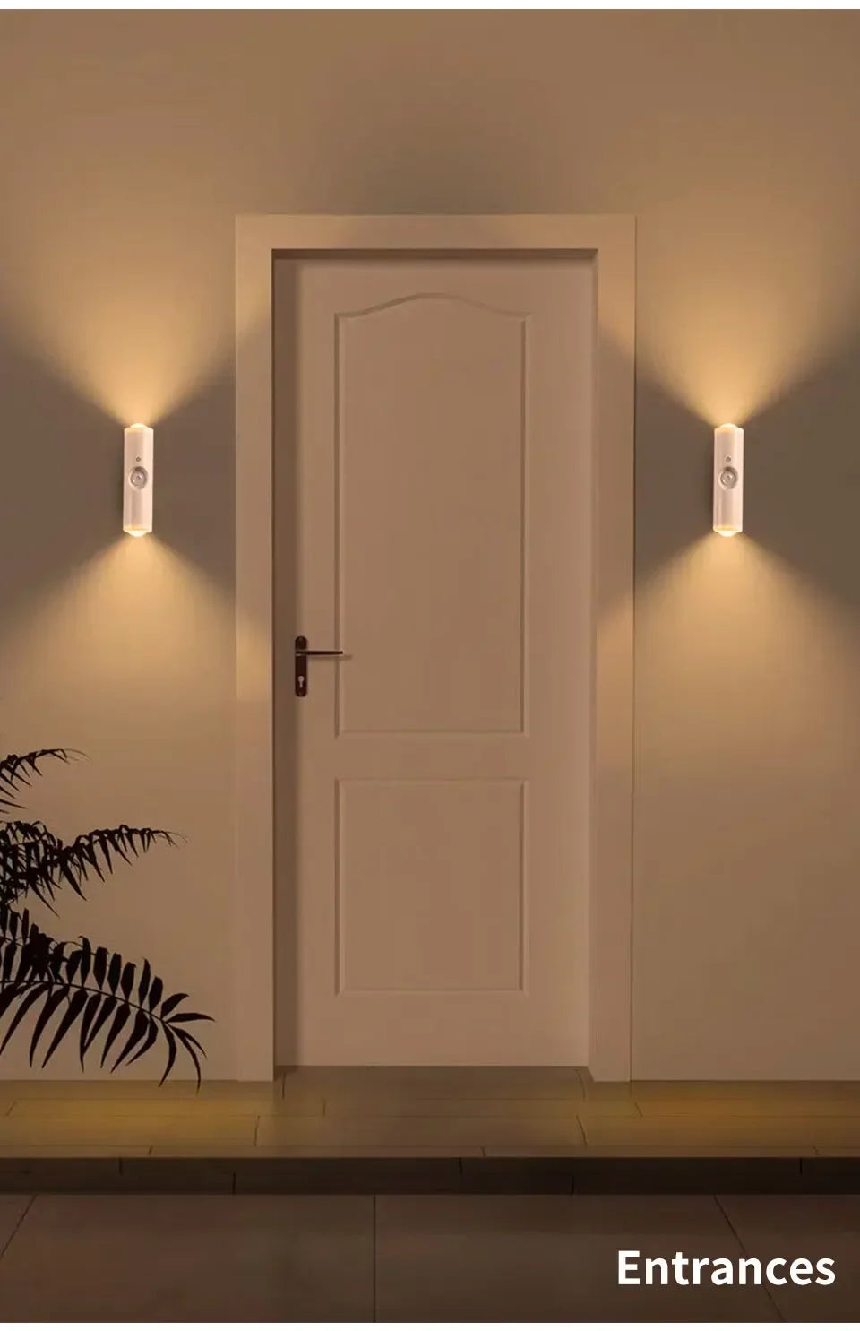 LED Cabinet Lights Motion Sensor Ambient Light Magnetic RGB Rechargeable Wall Sunset Lamp Hallway Stairs Kitchen Night Light - QueensalesOF