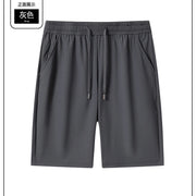 Big Size 9XL Men's Ice Silk Shorts Knee Length Bermuda Male Plus Large Quick Dry Sport Cool Elastic Summer Light Golf Sweatshort - QueensalesOF
