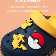 New 2026 Pikachu Clogs Breathable Non Slip Soft Sole Lightweight Summer Outdoor Casual Beach Walking Slippers Sandals - QueensalesOF
