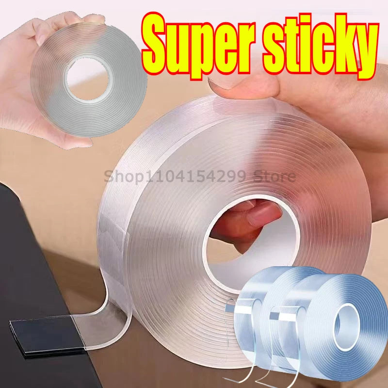 Cinta Adhesiva Nano Doble Cara — Resistente al Agua para Cocina y Baño - QueensalesOF