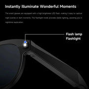 Lenovo HOT1600W Camera AI Smart Glasses HD Video Recording Real-time Translation AI Recognition Wifi Transmission Music Control - QueensalesOF
