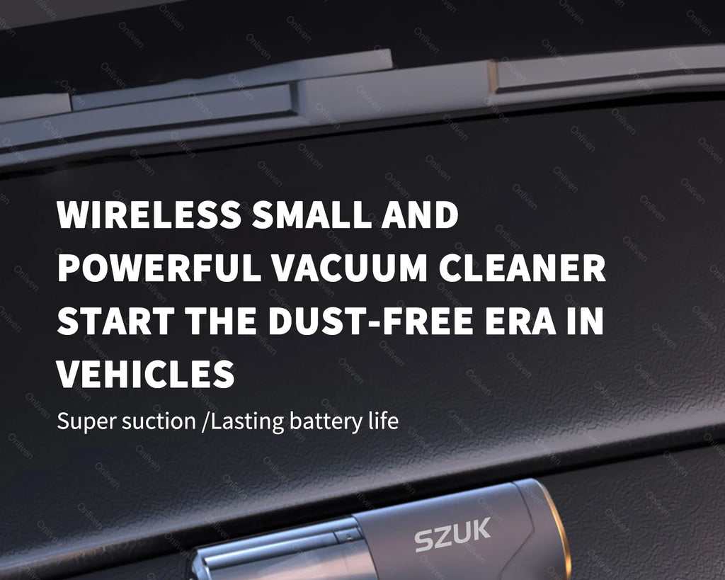 SZUK 17000PA Car Vacuum Clenaer Mini Cordlees Powerful Wirelens Handheid Cleinang Machine Car Cleaner Portoble Vaccum Cleanes