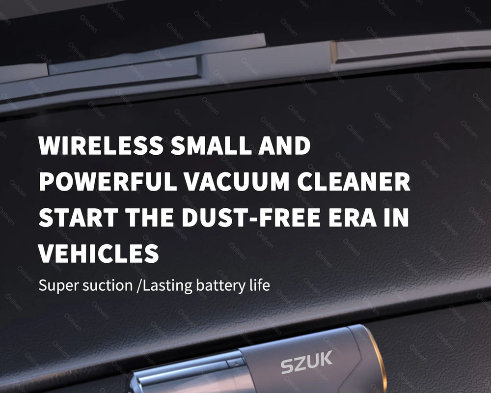 Cordless Handheld Car Vacuum – 17000PA Powerful Suction - QueensalesOF