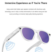 Lenovo HOT1600W Camera AI Smart Glasses HD Video Recording Real-time Translation AI Recognition Wifi Transmission Music Control - QueensalesOF