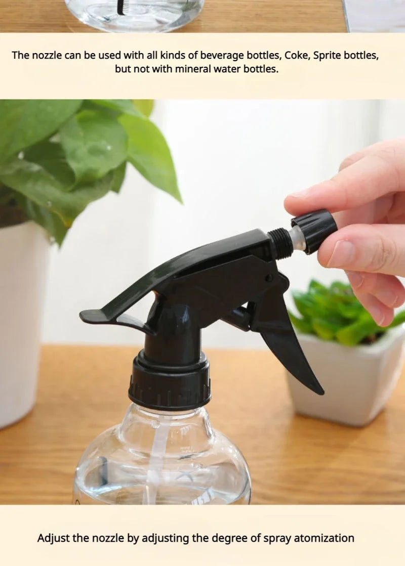 Flower Sprayer Spray Bottle Transparent Cosmetic Push-Up Hairdresser Small Spray Bottle Hairdressing Spray Bottle Watering Can
