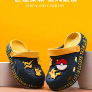 New 2026 Pikachu Clogs Breathable Non Slip Soft Sole Lightweight Summer Outdoor Casual Beach Walking Slippers Sandals - QueensalesOF