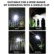 KDULIT Solar Garden Lights Outdoor Solar Clip Light Waterproof Motion Sensor Camping Lamp Fence Street Landscape Wall Decoration - QueensalesOF