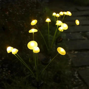Solar Garden Lights Led Jellyfish Sway For Decoration Yard Outdoor Waterproof Ip65 Outdoor Waterproof Light Light Mushroom Shape - QueensalesOF