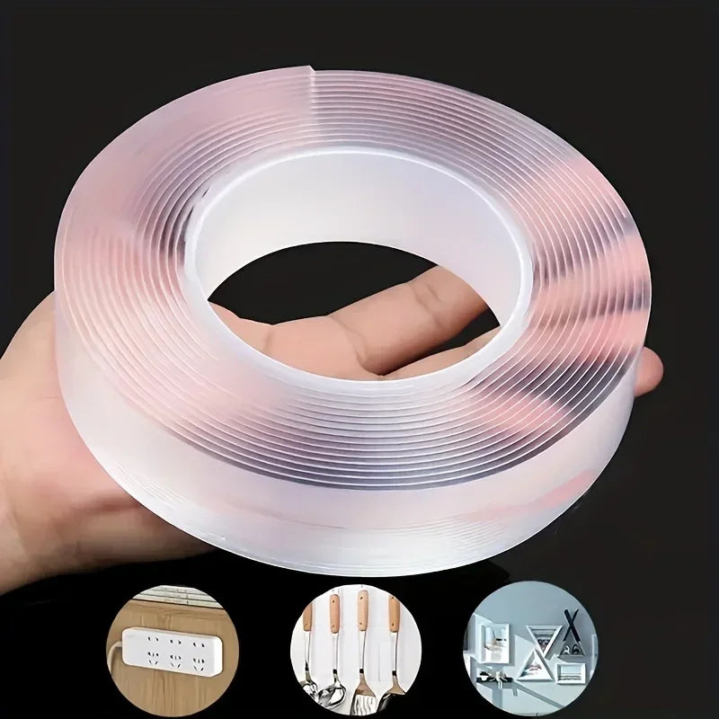 Cinta Adhesiva Nano Doble Cara — Resistente al Agua para Cocina y Baño - QueensalesOF