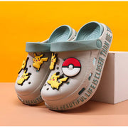 New 2026 Pikachu Clogs Breathable Non Slip Soft Sole Lightweight Summer Outdoor Casual Beach Walking Slippers Sandals - QueensalesOF