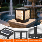 Outdoor Lighting Solar Garden Lights Installable Bulb Exterior Decoration Solar Lights for Patio Path Fence Sunlight Pillar Lamp - QueensalesOF