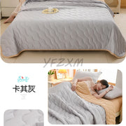 New Florals Spring Summer Blanket for Single Double Soft Skin-friendly Quilt Breathable Comfortable Air Conditioning Comforter - QueensalesOF