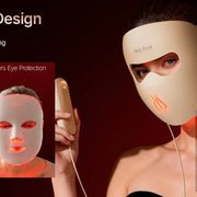 Hello Face M300 4D Light Mask 460/650/850nm Wavelengths Cordless LED Face Mask for Home Use - QueensalesOF